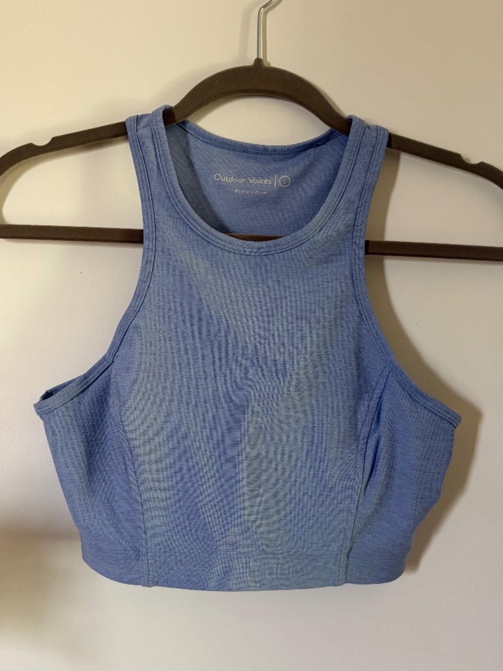 Outdoor Voices Periwinkle Matching Activewear Set Tank + Leggings